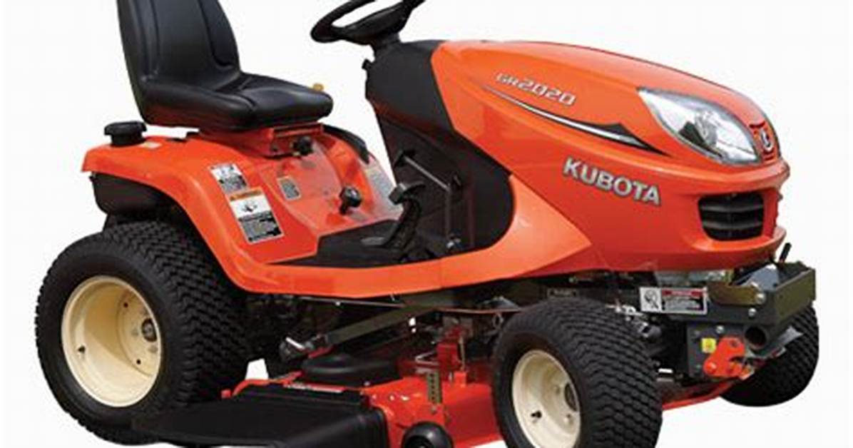 Kubota Gr2000 Price, Specs, Reviews, Attachments 2022