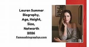 Lauren Hough Height, Weight, Net Worth, Age, Birthday, Wikipedia, Who, Nationality, Biography