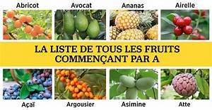 Les Fruits Qui Commence Par a?