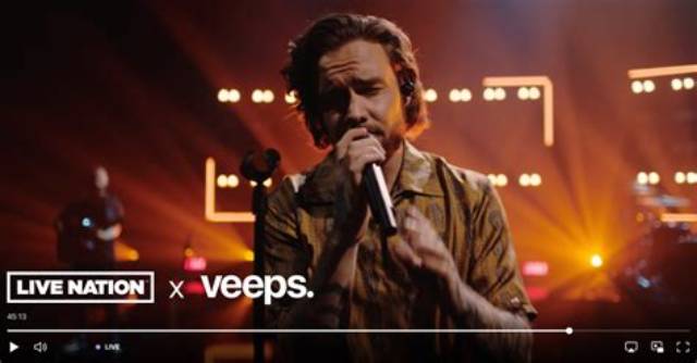 Live Nation Unites with Live Stream Platform Veeps to Connect Even More Artists and Fans Through Live Music Globally