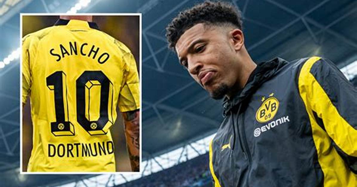 Manchester United Confirm Jadon Sancho Shirt Number (Photos)