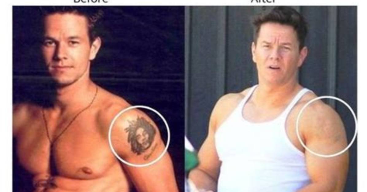 Mark Wahlberg Gets All His Tattoos Removed - Here's Why