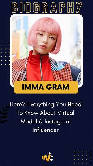 Meet Imma Gram – Japan’s First Virtual Human and Model