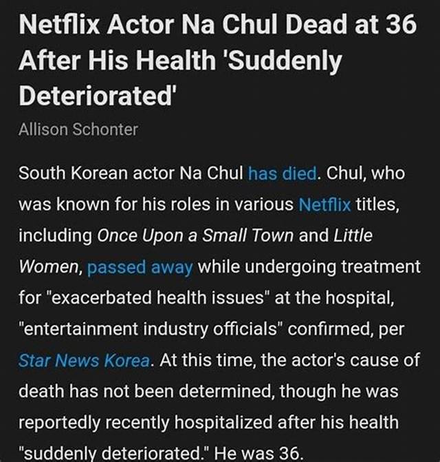 Na Chul Obituary: How Did He Die? Vincenzo Cast Cause of Death Explained