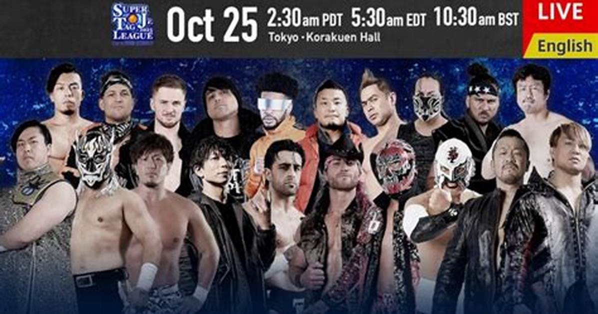 Njpw Announces Lineup for 2023 Super Junior Tag League