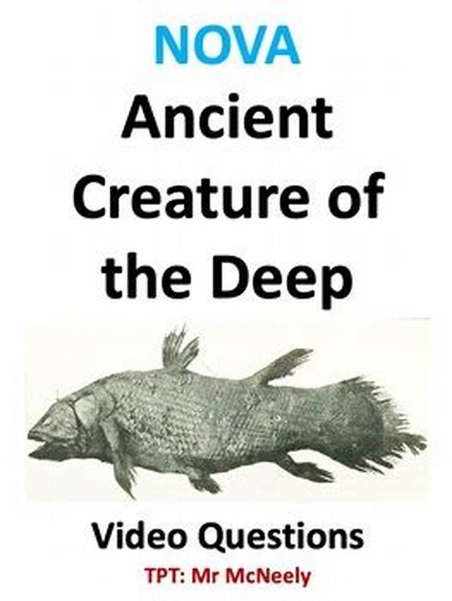 Nova | Ancient Creature of the Deep | Anatomy of the Coelacanth