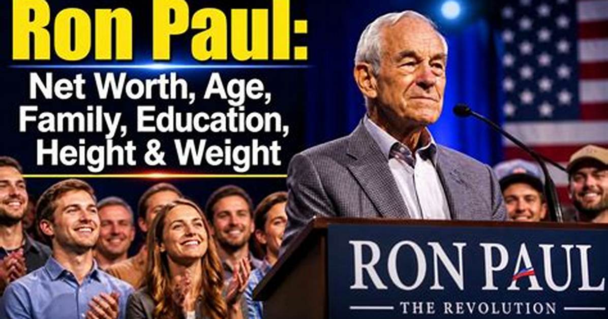 Paul Ryan Height, Weight, Net Worth, Age, Birthday, Wikipedia, Who, Instagram, Biography