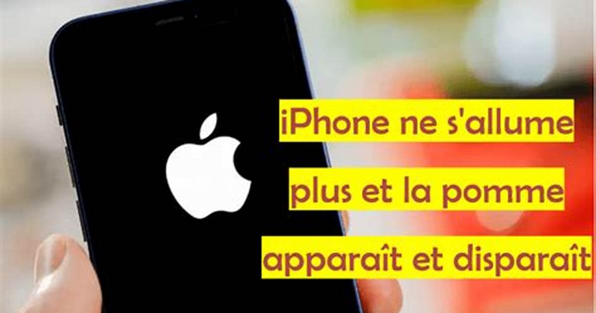 Pomme Apple Qui S’allume Et S’éteint?