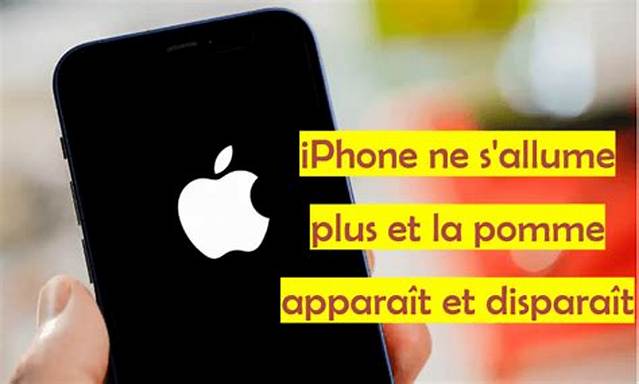 Pomme Apple Qui S’allume Et S’éteint?