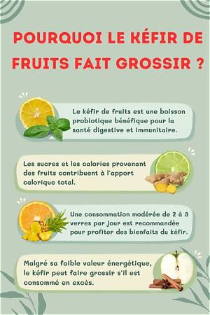 Pourquoi Le Kefir De Fruits Fait Grossir?
