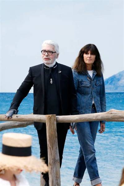 Power Partners Karl Lagerfeld and Virginie Viard Bring Maritime Prep to Chanel