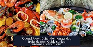 Quand Manger Des Fruits De Mer?