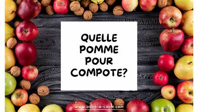 Quelle Pomme Pour Bebe?