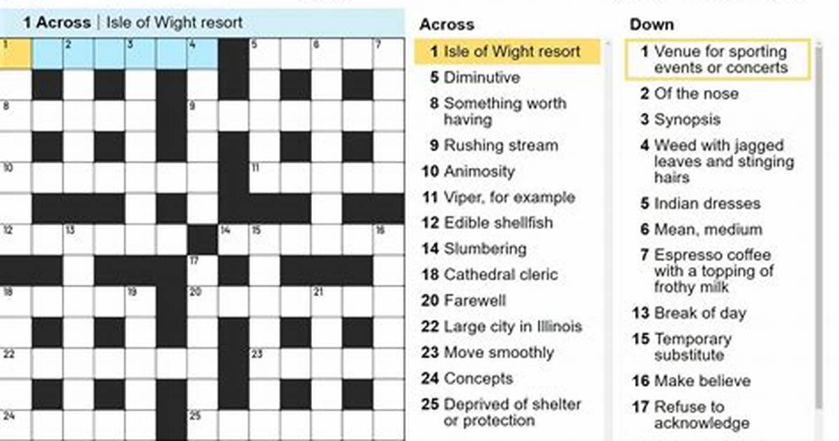 Quick Crossword No 16,655 | Crosswords