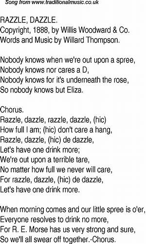 Richard Gere’s Razzle Dazzle Lyrics