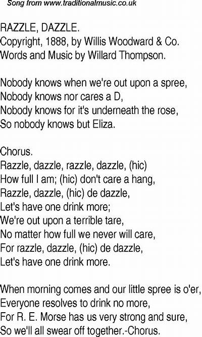 Richard Gere’s Razzle Dazzle Lyrics