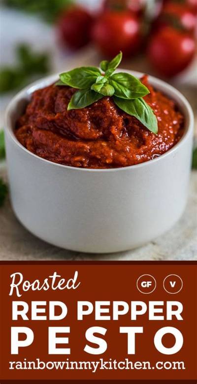 Roasted Red Pepper Pesto Recipe