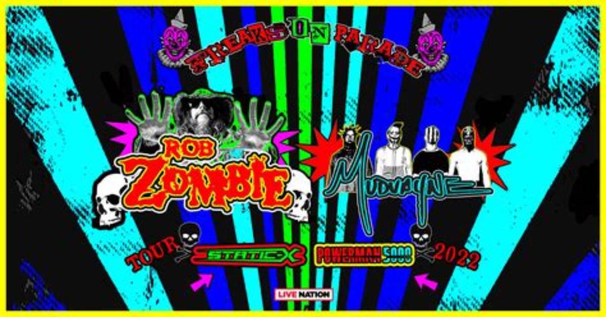 Rob Zombie & Mudvayne Announce 2022 Freaks on Parade Summer Tour