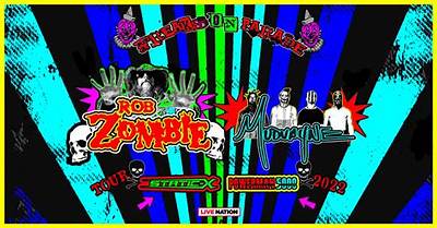 Rob Zombie & Mudvayne Announce 2022 Freaks on Parade Summer Tour