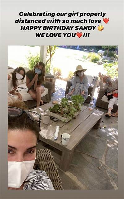 Sandra Bullock Celebrates Her 56Th Birthday with Bff Jennifer Aniston