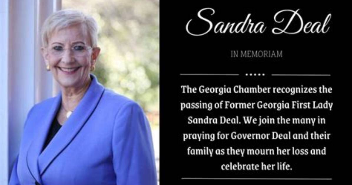 Sandra Deal, Former Georgia First Lady, and Governor Nathan Deal’s Wife, Dies at 80