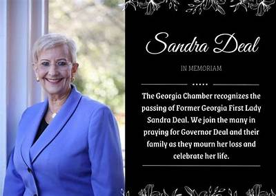 Sandra Deal, Former Georgia First Lady, and Governor Nathan Deal’s Wife, Dies at 80
