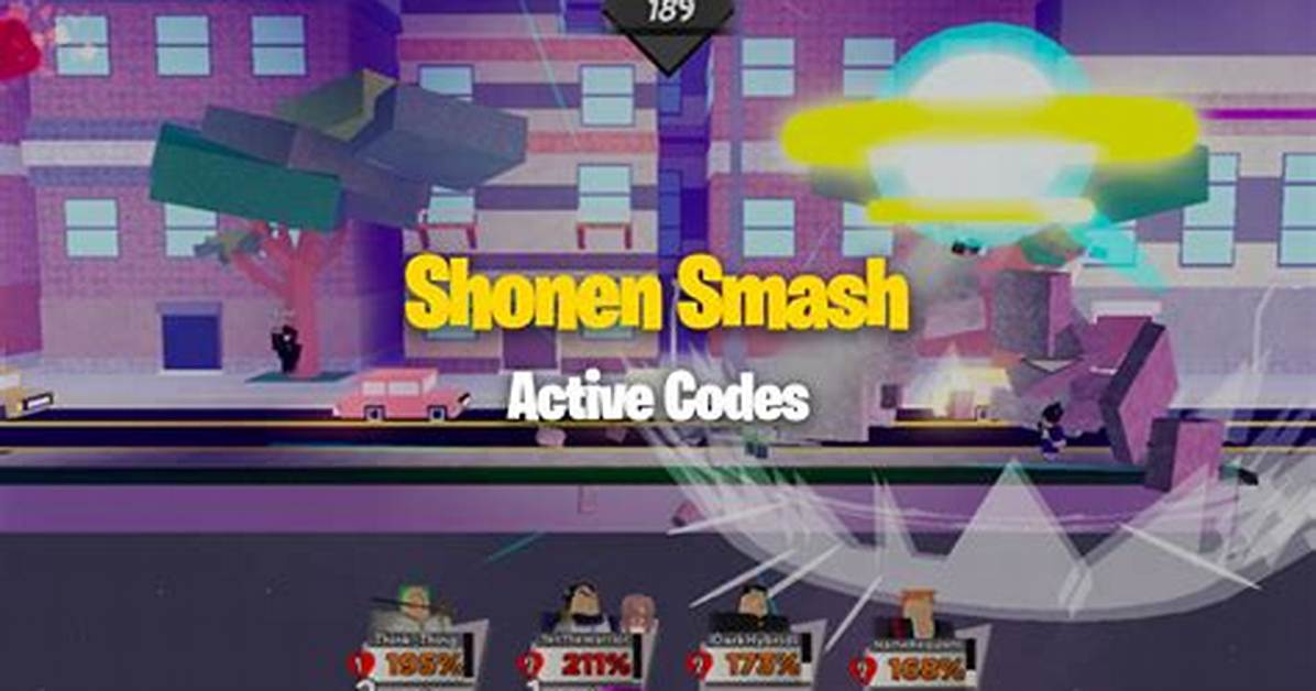 Shonen Smash Codes - Free Cash and More