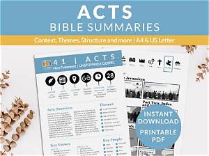 Summary of the Book of Acts - Bible Survey