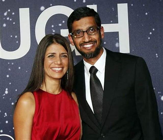 Sundar Pichai Wife’s Anjali Net Worth, Bio, Pics, Images, Age of Anjali Pichai