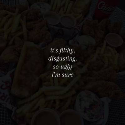 They're 'Disgusting' and 'Not Good for You'