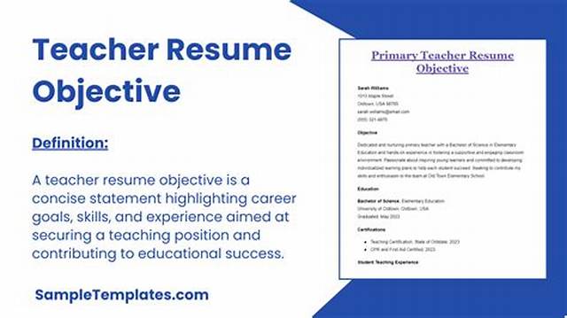 Top Teacher Resume Objective Examples (You Should Apply)
