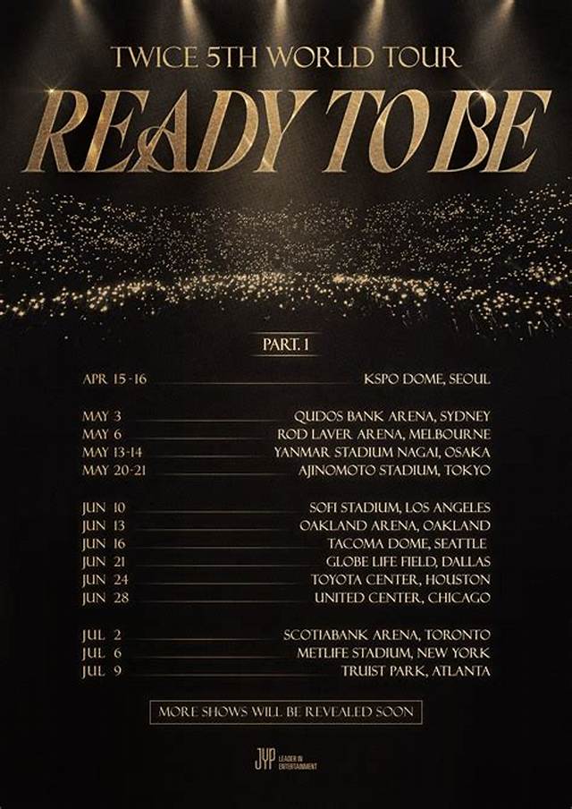Twice Ready to Be World Tour 2023, How to Get Presale Code Tickets? - Latest News