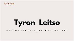 Tyron Leitso Height, Weight, Net Worth, Age, Birthday, Wikipedia, Who, Nationality, Biography
