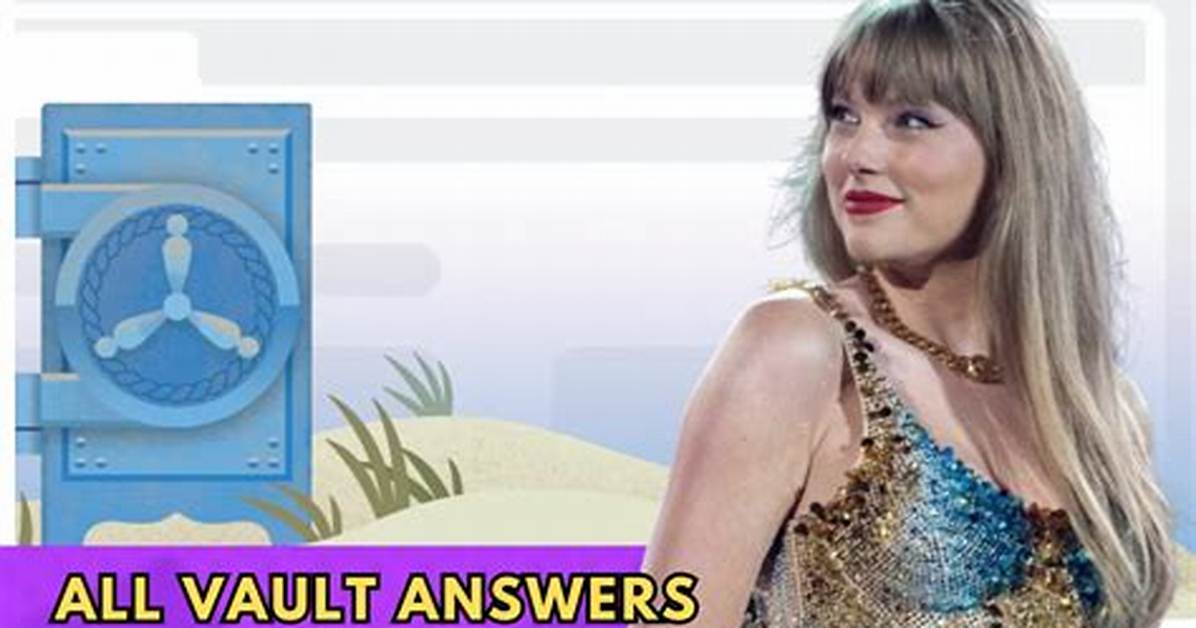 Unveiling the Vault: Solving Taylor Swift's 'All You Had to Do Was Stay' Puzzle – Answers at Your Fingertips - Sarkariresult
