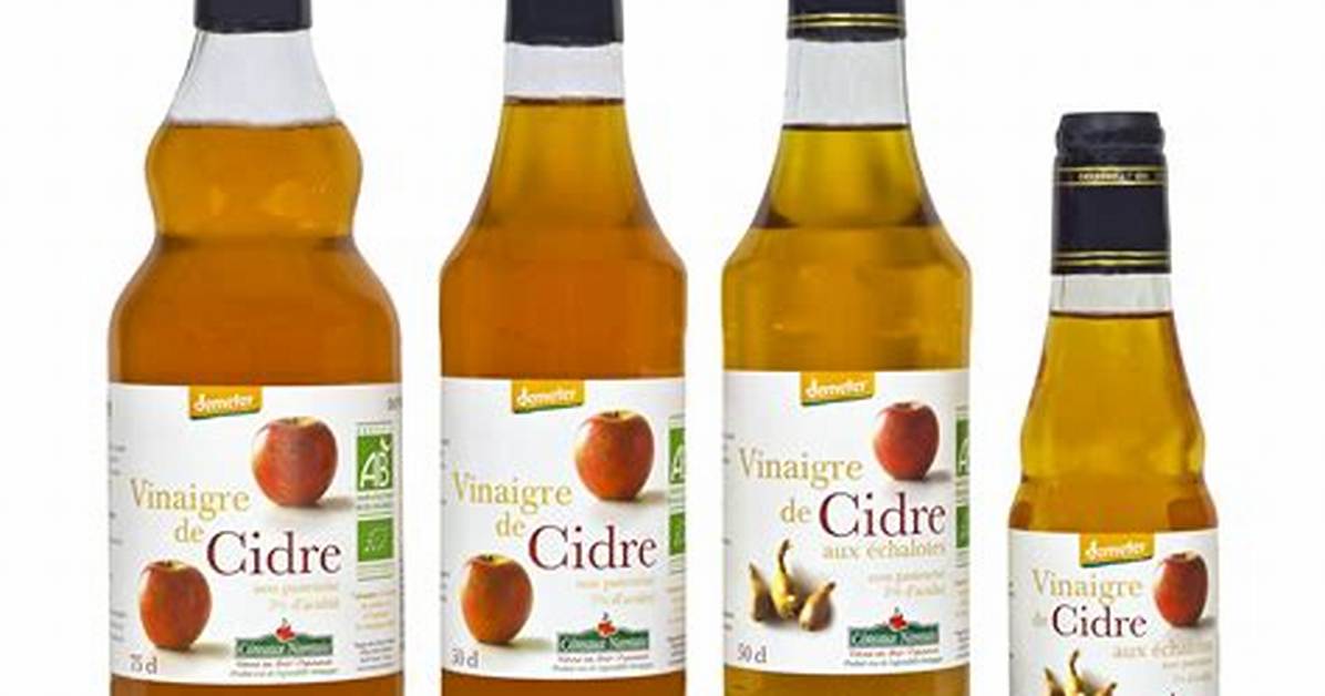 Vinaigre De Cidre Ou Vinaigre De Cidre De Pomme?