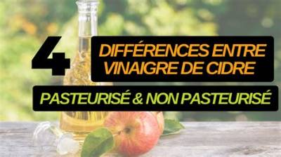 Vinaigre De Pomme Ou De Cidre Difference?
