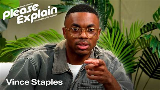 Vince Staples Explains Why He Refrains from Flaunting His Wealth