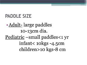 What Age Are Pediatric Paddles for?