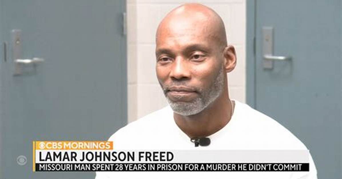 What Happened to Lamar Johnson? Man Freed After Spending 28 Year's in Prison over 1995 Wrongful Conviction