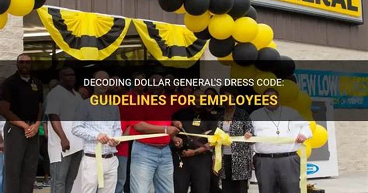 What Is the Dress Code at Dollar Tree?