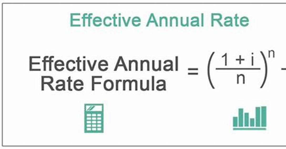 What Is the Effective Annual Rate Ear Quizlet?