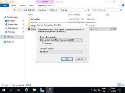 Where Is Sysprep Server 2019?