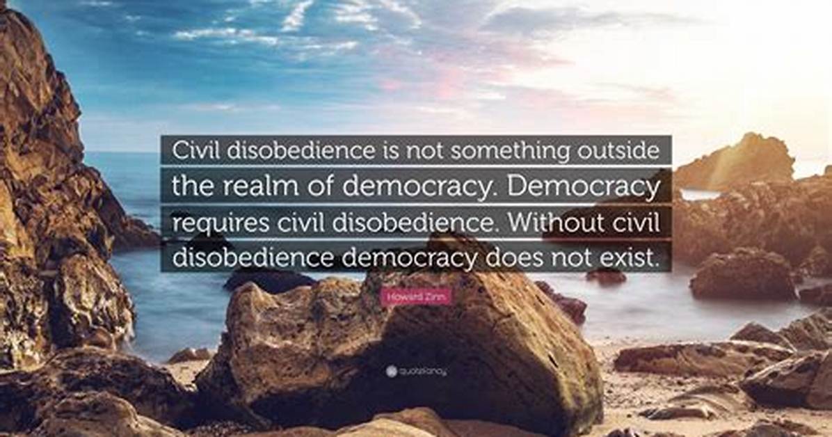 Why Is Civil Disobedience Not Morally Justified?
