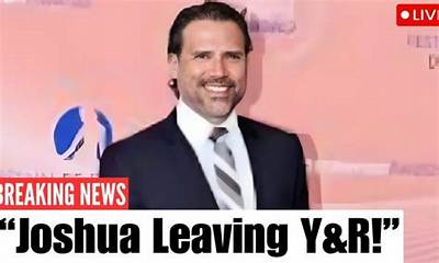 Why Is Joshua Morrow Leaving Y&R as Nick Newman; Where Is He Going